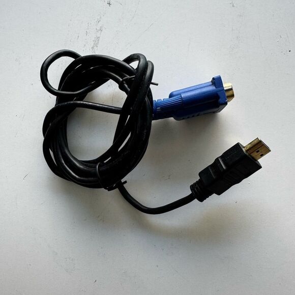 HDMI to VGA Video Converter Adapter Cable – Supports 1080P for PC/DVD - Picture 5 of 7